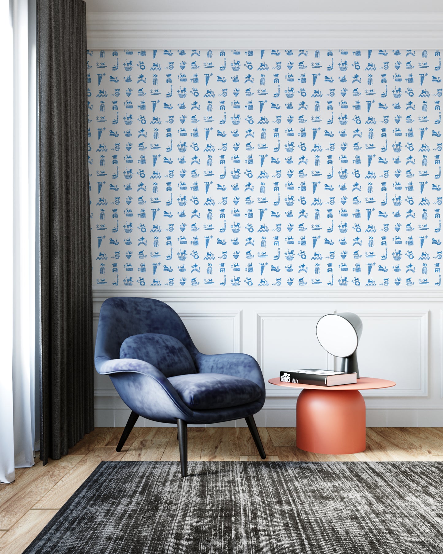 Folk Glyph - Cobalt