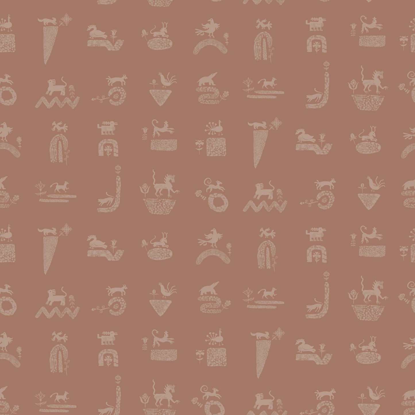 Folk Glyph - Teracotta