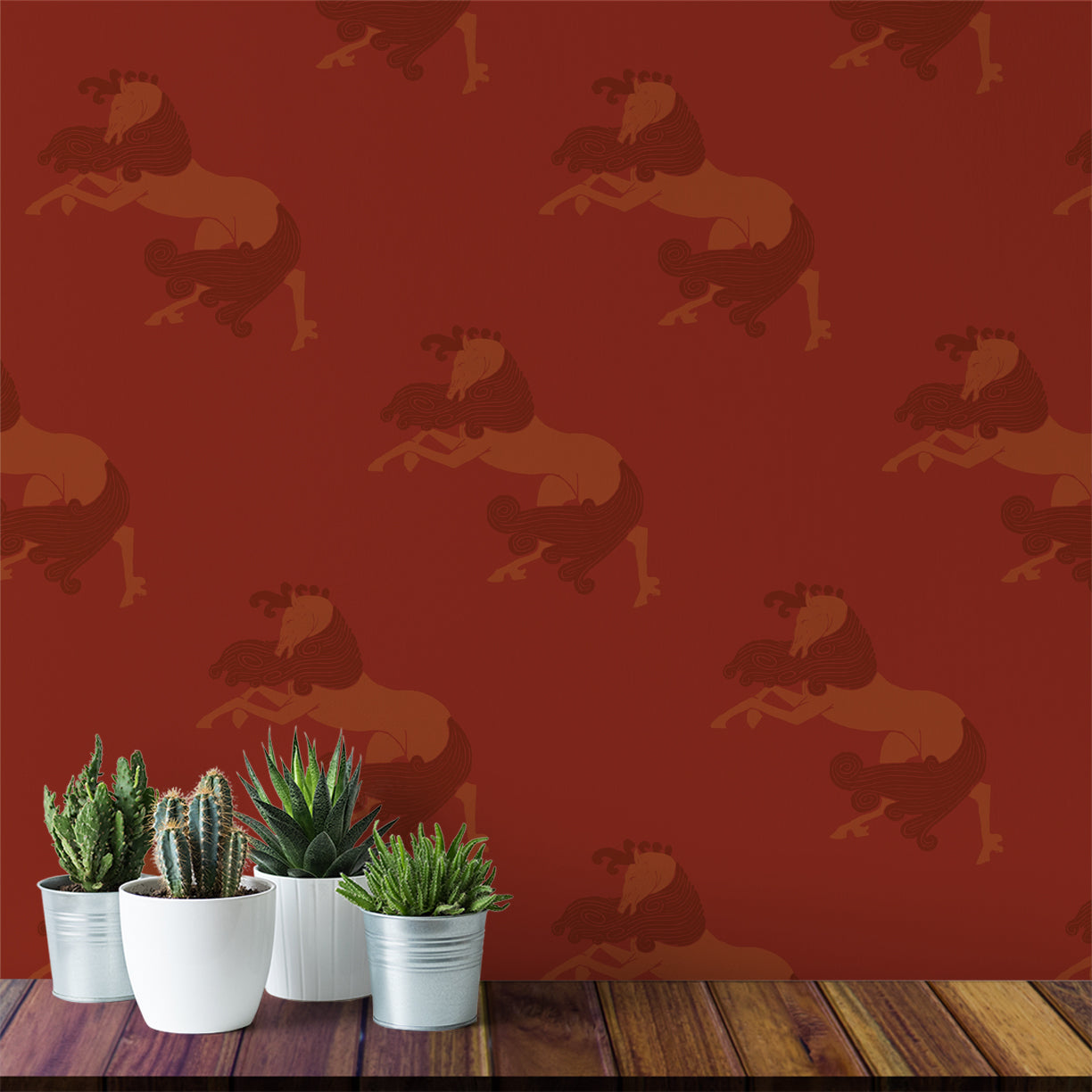 Horsies - Reds on Red