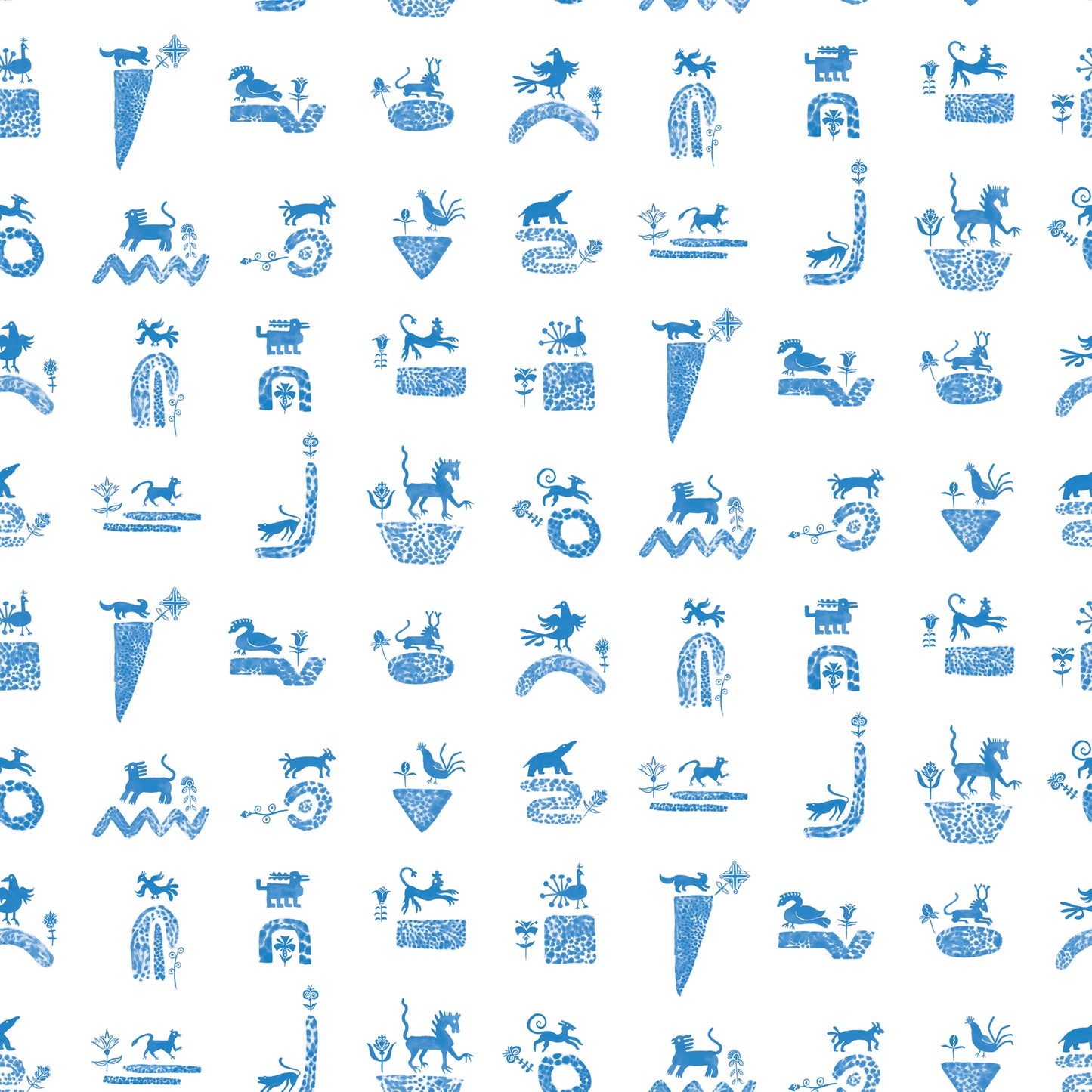 Folk Glyph - Cobalt