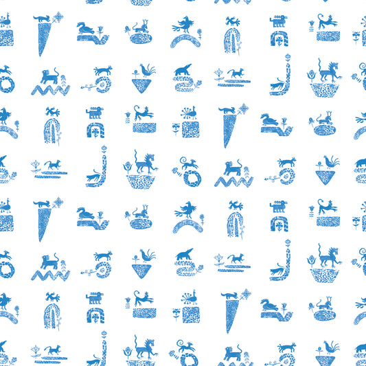 Folk Glyph - Cobalt