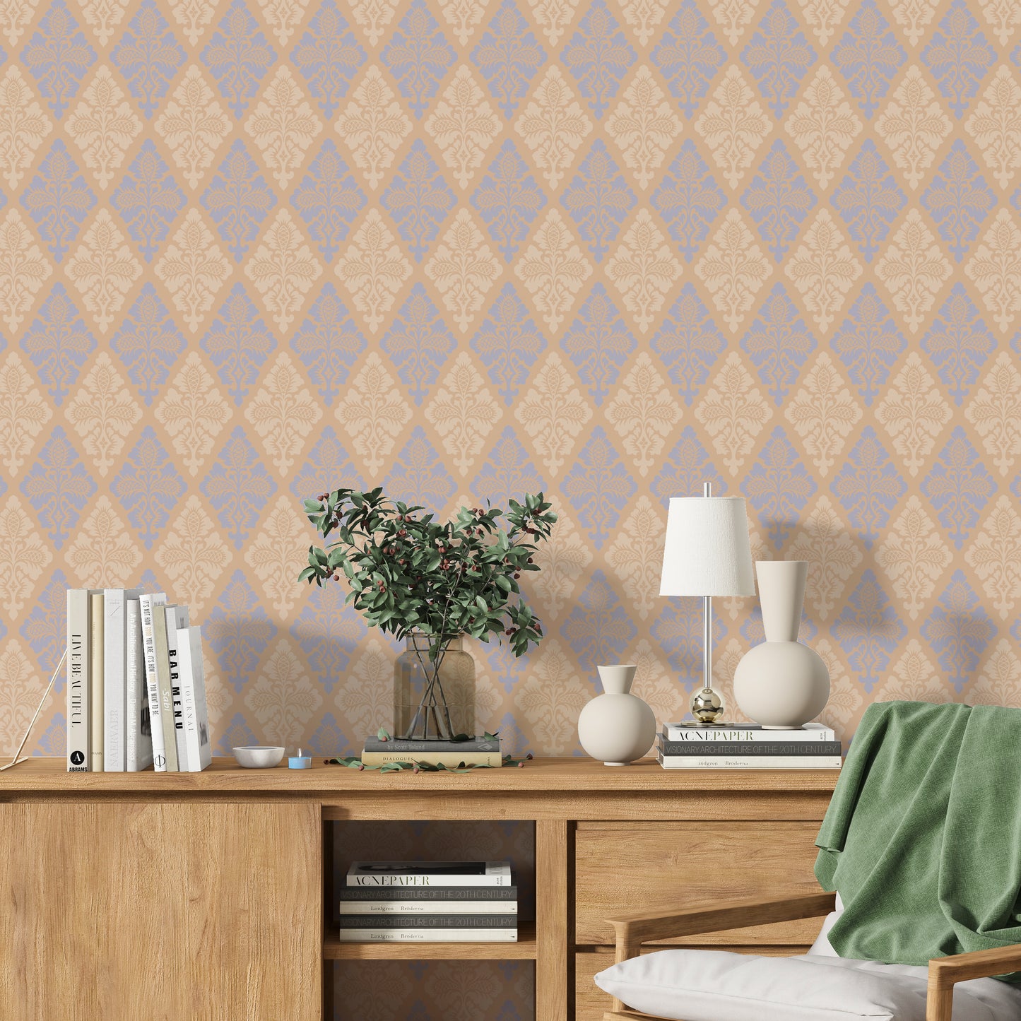 Thistle - Blue & Blush