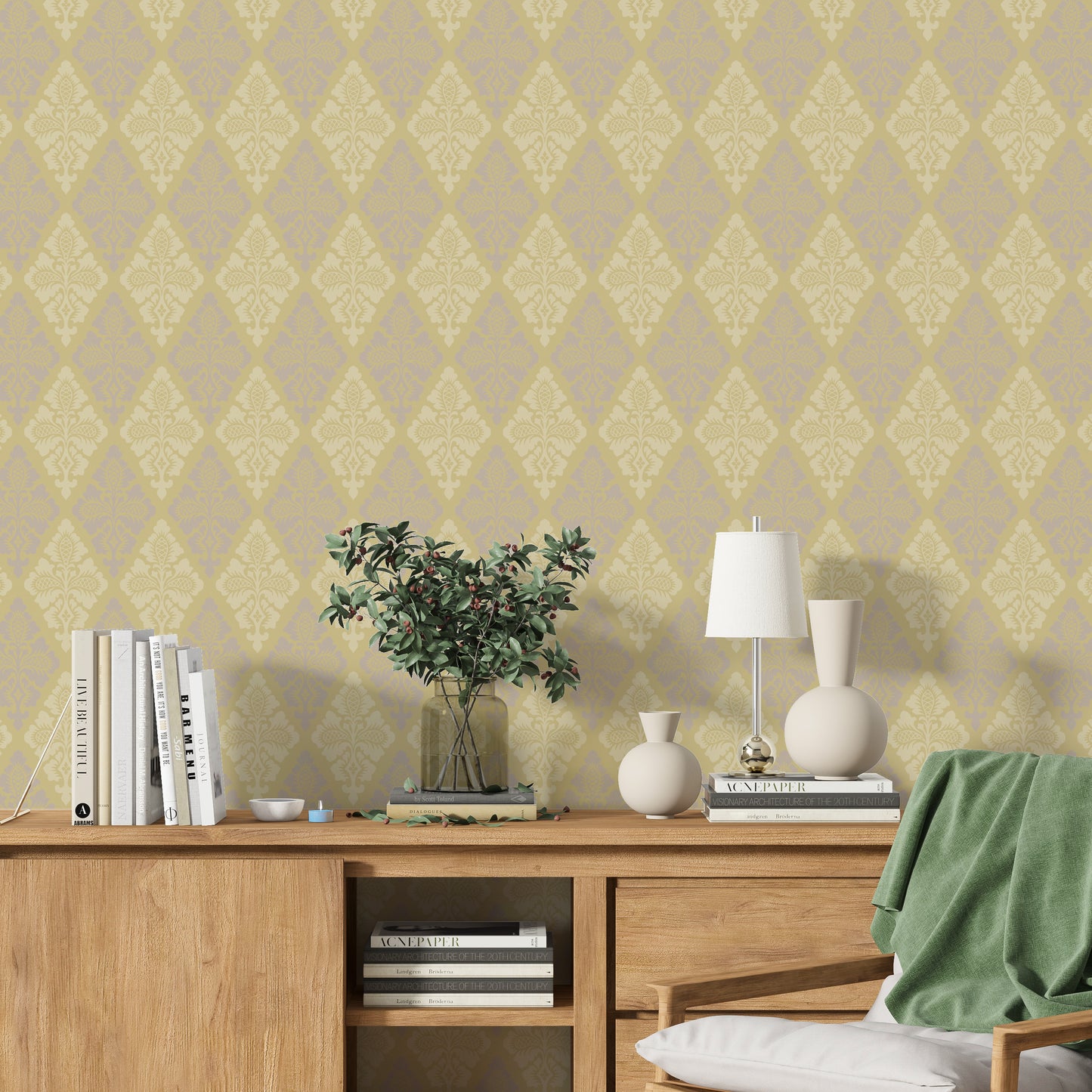 Thistle - Chartreuse & Lilac