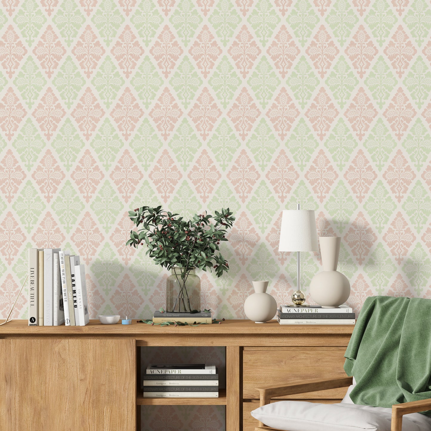 Thistle - Pink & Green