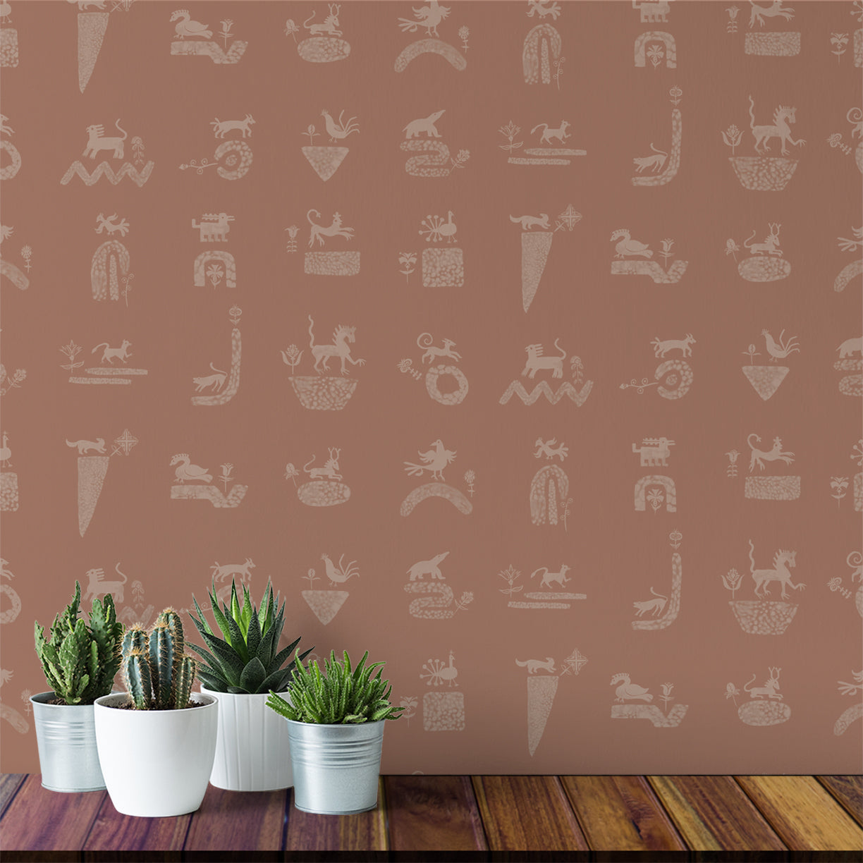 Folk Glyph - Teracotta