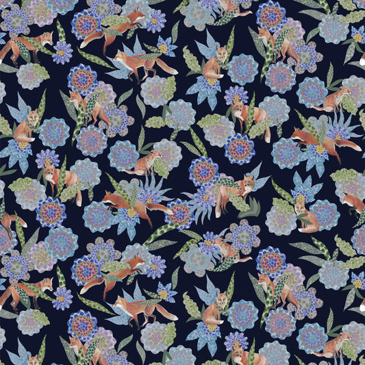 Floral Fox Trot - Midnight